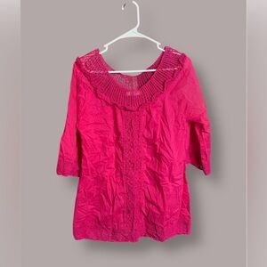 Elegant Pink Women's Top